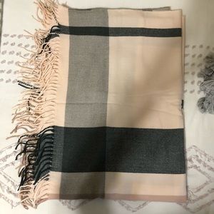 Plaid Blanket Scarf